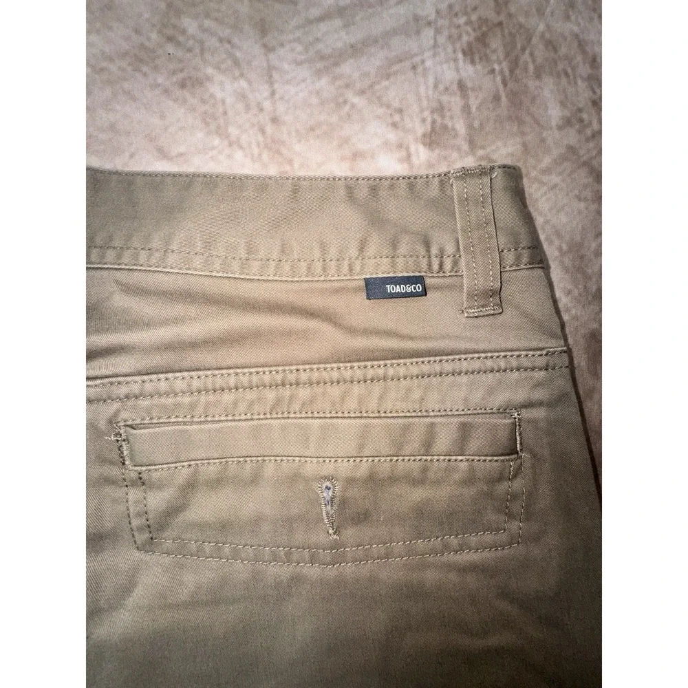 Toad & Co Mission Ridge Pants Mens 32 X 30 Lean Brown Cotton Stretch Straight